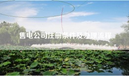 售电公司注册条件及办理流程