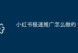2024小红书极速推广怎么做的