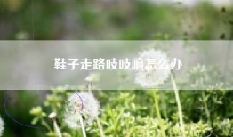 鞋子走路吱吱响怎么办