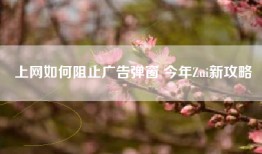 上网如何阻止广告弹窗 今年Zui新攻略
