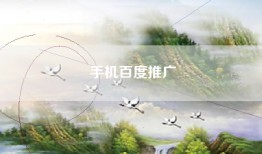 手机百度推广