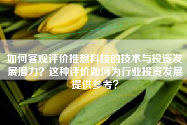 如何客观评价推想科技的技术与投资发展潜力？这种评价如何为行业投资发展提供参考？